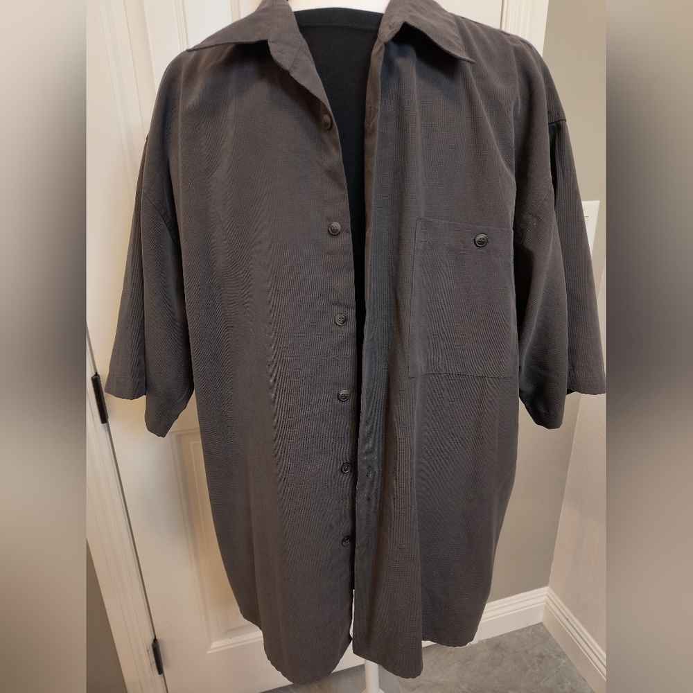 UNTIED Sueded Men's S/S Button Up Shirt - XL